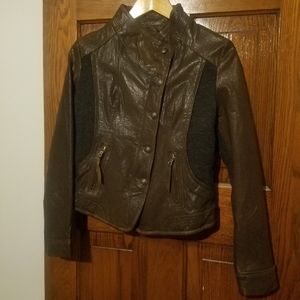 Women's leather jacket